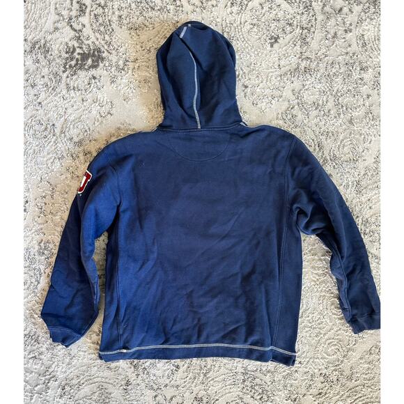 Majestic Men's KU Jayhawks Chenille Patch Logo Hoodie Sz. Medium - Picture 11 of 11